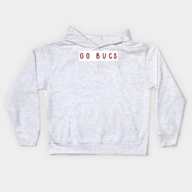 Go Bucs Kids Hoodie by delborg